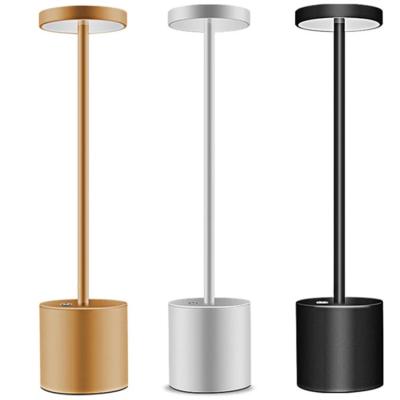 China Amazon Success Modern Nordic Simple Rechargeable Wireless Led Hotel Restaurant Desk Lamp Table Lamp for sale