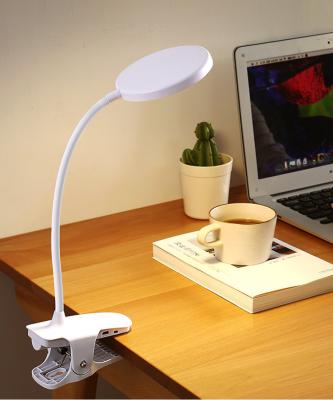 China Modern New Design Rechargeable USB Shine Adjustment Clip Desk Lamp Professional Led Lights for sale