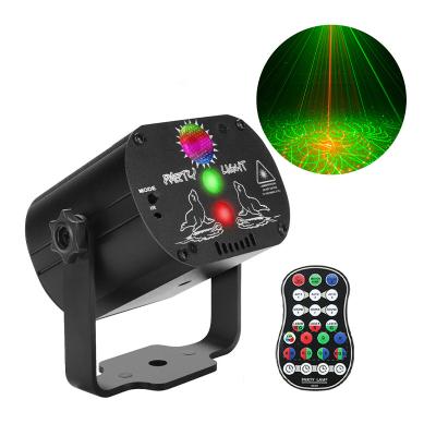 China Stage/Club Room/Night Club Mini Laser Projector Lazer DJ Beam Lights Disco Party Lighting RGB Led Stage Lights With Remote Control For KTV Party for sale