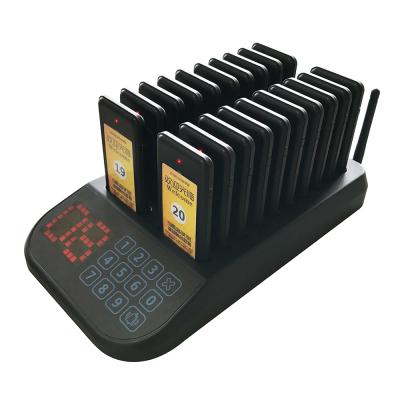 China WirelessLinkx 20 Pagers Wireless Guest Queue System Calls Restaurant Pager System for Restaurant 6970 for sale