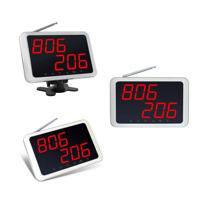 China High Quilty And Convenient Wireless Restaurant Pager System Display Receiver 2 Number In 3 Digits APE1200 for sale