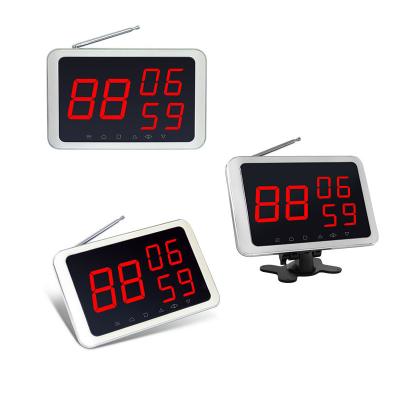 China High Quilty And Convenient Radio Calling Restaurant Pager System Display Receiver 3 Number In 2 Digits APE1300 for sale