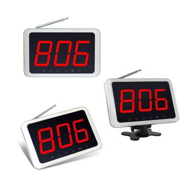 China High quilty and convenient wireless restaurant calls page display receiver 1 number in 3 digits APE1500 for sale