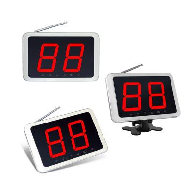 China High quilty and convenient wireless restaurant calls pager display receiver 1 number in 2 digits APE1000 for sale