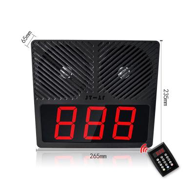 China Quilty and Convenient Radio Calling System Restaurant Food Truck Catering Area Office Guest Queue Number Calling System Loudspeaker for sale