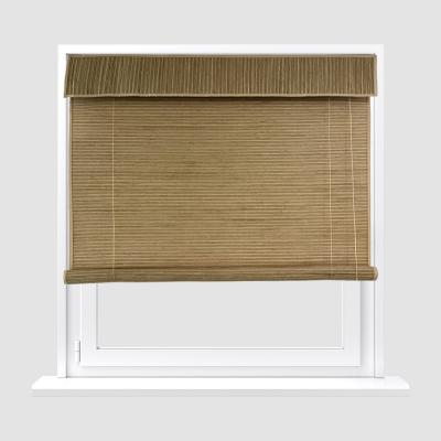 China Natural Hardware China Factory Provided Woven Wood Shades Blackout Best Price for sale