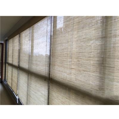 China Online Store Natural Woven Sukka Wood Shades Natural Hardware With High Quality for sale