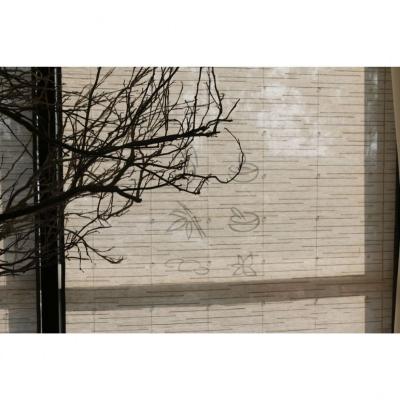 China Natural Material Natural Woven Tarpaulin Shade W36 And H72 Roman Window Blinds for sale