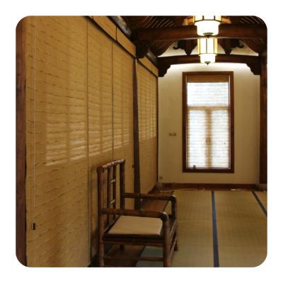 China Electric Motorized Natural Jute Eco-Friendly Natural Material Reed Bamboo Woven Wood Blinds From Factory Grass for sale