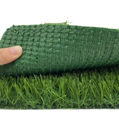 China Bi Color Natural Looking Synthetic Turf 20mm-50mm Landscaping Fakegrass Landscaping Artificial Grass Free Samples for sale