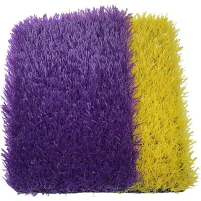 China Sports Hunt Colorful Grass For School Garden 2m Width Artificial Grass Kindergarten Decorative Carpet Grass for sale