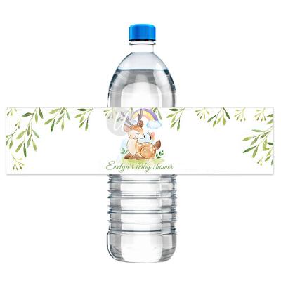 China Waterproof Custom PVC PET PP Adhesive Labels for  Mineral Water Bottle shrinkable sleeve for plastic bottle for sale