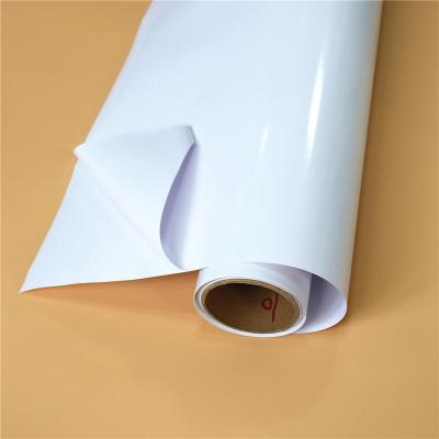 China Advertising Printing Eco Solvent White Car Body Sticker Self Adhesive Vinyl for sale