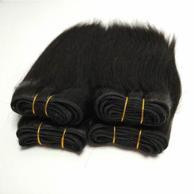 China Silky Straight Wave Cheapest Raw Virgin Cuticle Aligned Brazilian Hair Straight Human Hair Bundles 50g/bundle for sale