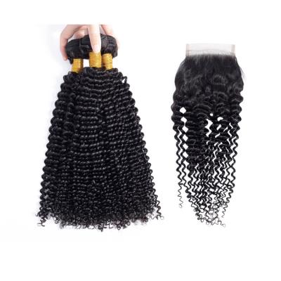 China Wholesale Curly Curly Virgin Brazilian Hair Weave Vendors, 100% Brazilian Hair Grade 9A Virgin Hair Extension Bundles With Closure for sale