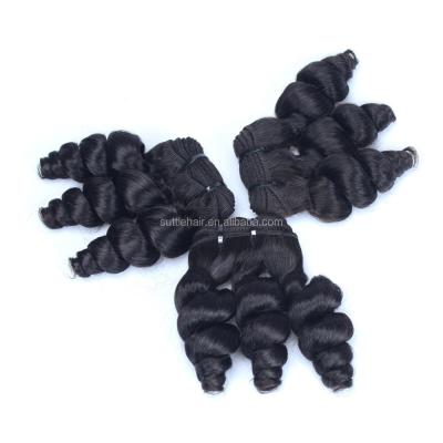 China Brazilian Natural Black Double Bundles Fumi Hair Top Quality Curly Hair Weft From FUMI Wholesale Virgin Hair Vendors for sale