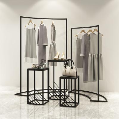 China Hot New High Performance Clothing Stores New Product Custom Retail Apparel Display Rack for sale