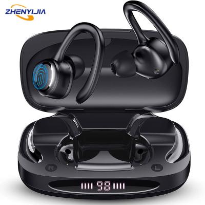 China Ear Hook Noise Canceling Game Mini Auriculares Tws Blue Tooth ANC 5.0 5.1 Earphone 5.2 Radio Earbuds With Hook Charging Cases for sale