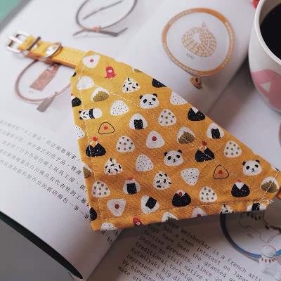 China Viable Wholesale Adjustable Dog Cat Collar Luxury Pet Printing Dog Bandana Collar for sale