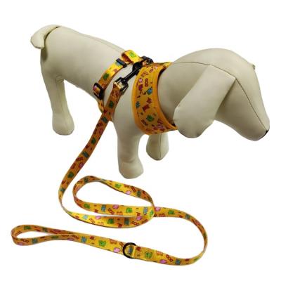 China Viable Harness Dog Chest Vest Dog Pet Collar And Leashes for sale