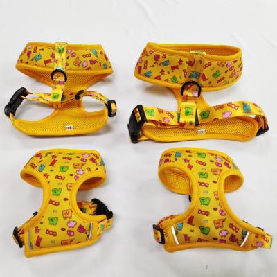 China Fashion Design Wear Safe Reversible Neoprene Padded Luxury Pet Tracking Dog Harness for sale