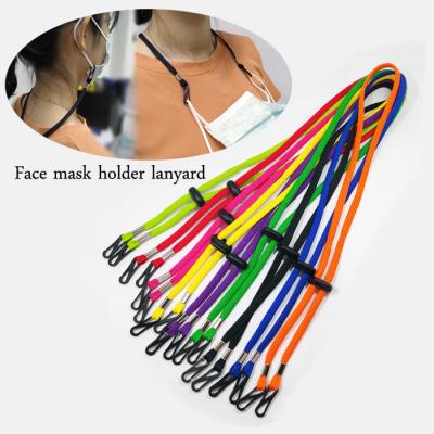 China Mask Holder Lanyards Mask Neck Lanyards Mask Lanyards Polyester Material Anti-lost for sale