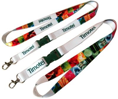 China Polyester Customized Design Sublimation Polyester Attractive Logo Neck Lanyards for sale