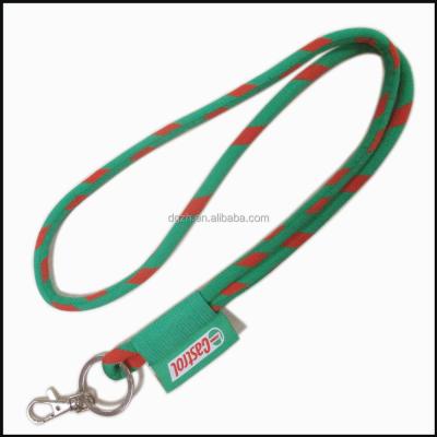 China Polyester Wholesales China Round Jacquard Rope Lanyard for sale