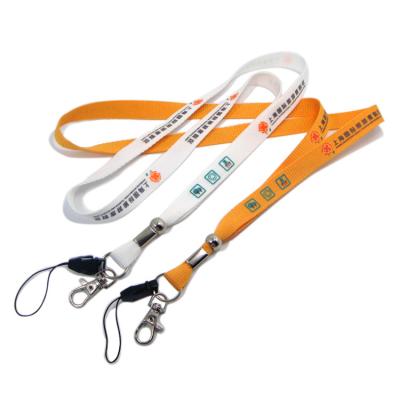 China ECO-friednly eco-friendly soft bamboo lanyard rpet recycled PET lanyard for sale