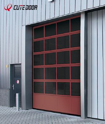 China Larger Industrial Factory Doors Without Limiting Viewing Area Commercial Sectional Doors for sale