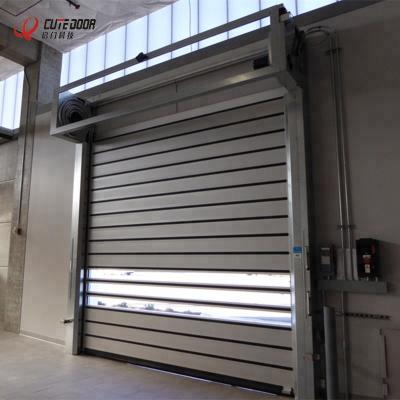 China Water tightnessâ ‰ ¤ 1.5w Auto Vertical Aluminum Sectional Industrial Lift Interior High Speed ​​Garage Spiral Door for sale