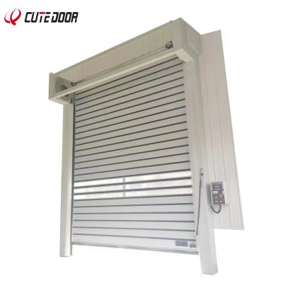 China Water tightnessâ ‰ ¤ 1.5w Powder Coated High Speed ​​Spiral Metal Garage Door Fast Hard Aluminum Material for sale