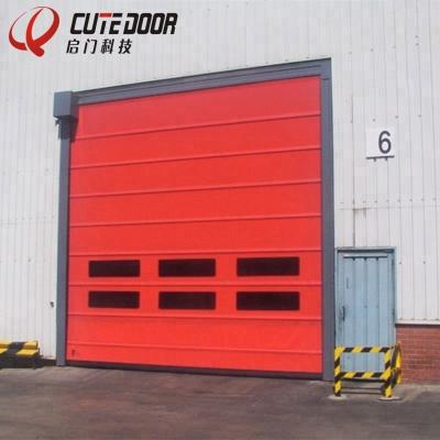 China Industrial Aluminum High Speed ​​Stack Plastic Cheap PVC Roll Up Door for sale