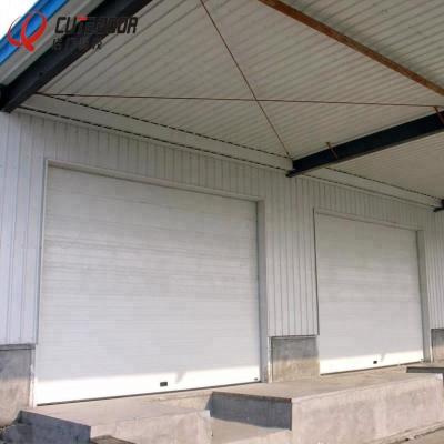 China Modern Industrial Easy Lift Overhead Sectional Garage Sliding Door For Factory for sale