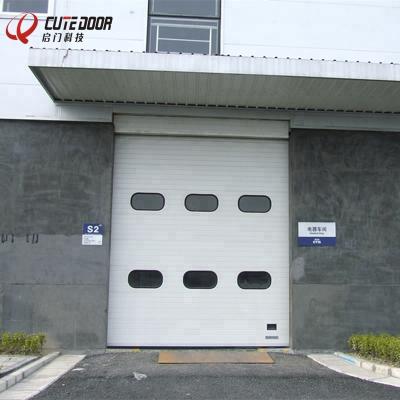 China Industrial Security Modern Huge Sectional Automatic Sliding Garage Door for sale