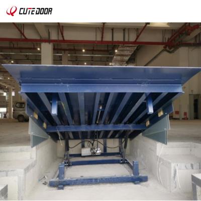 China New Wholesale Air Warehouse 8t High Quality Cheap Automatic Truck Ramp Hydraulic Poverpack Manual Leveling Dock Leveler for sale