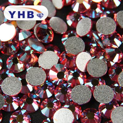 China Large bulk rhinestones 125 ab Rose clear hotfix rhinestones Non large bulk looms NoHF flatback rhinestone for sale