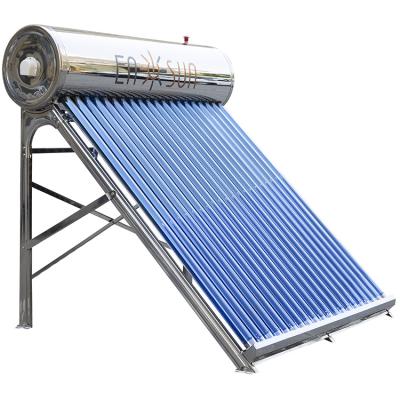 China Commercial 45 Degree All Stainless Steel Solar Water Heater en venta