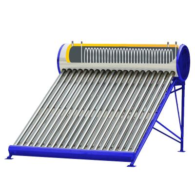 China Hotel Pre Compact Heat Pressure Solar Water Heater With SUS316 Coil Instead Of Copper Coil Te koop