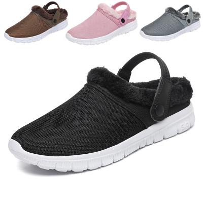 China Hot Selling Men's Lightweight Plush Slides Foam Furry Socks Home Slipper Bedroom Slippers Runner Slippers Slides for sale