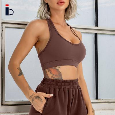 China Spring Breathable Wholesale Summer Fashion Sportswear Solid Color Solid Color Hip Hop Woman Fitness Training Yoga Outdoor Tight Bra for sale