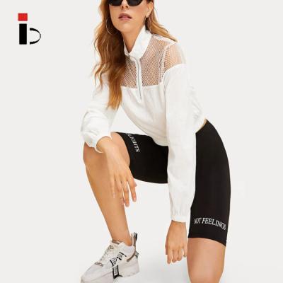 China Wholesale New Antibacterial Hot Sale High Quality White Long Sleeve Fitness Clothing For Women for sale