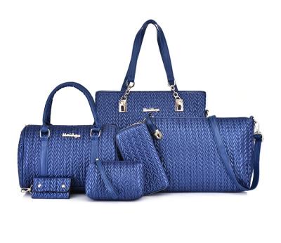 China New Fashion Ladies 6 Piece Bag Set Handbags Set Handbag 6 Pcs Lady Set Bag Women for sale