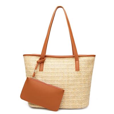 China 2019 Straw Bag Girls Handbag Women's Daily Handbag Made Rattan Straw Bag Women Handbags Shoulder Bag for sale