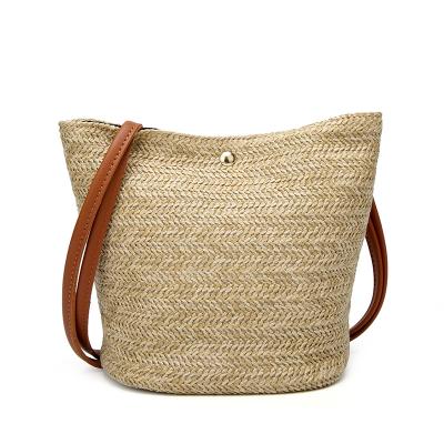 China Daily Straw Beach Bag Girls Handbag 2019 Women Handbag Made Rattan Straw Bag Women Handbags Shoulder Bag for sale