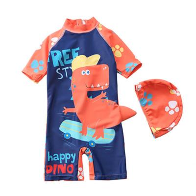 China Other Summer Cartoon Outdoor Swimsuits Long Sleeve Sports Swimming Suits Lovely Kids Swimwear for sale