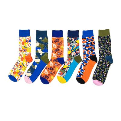 China Antibacterial High Quality Mens Socks Colorful Fashion Customized Mens Socks for sale