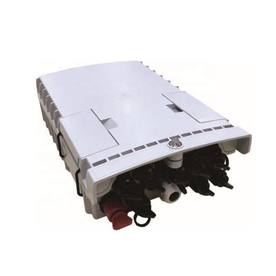 China FTTH ISO9001 9 Ports Optical Distribution Box FAT-9C PP WALL MOUNT/POLE MOUNT Pre-terminated Fiber Access Terminal for sale