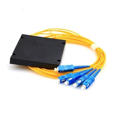 China FTTX PLC splitter with SC/APC connector LC/APC connector for PON and FTTX and CATV network 1260~1650nm for sale