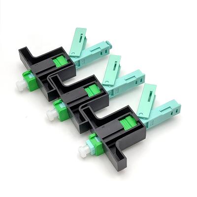 China 2*3mm Fiber Optic SC APC Square Connector 2*3mm Single Mode Connector Quick Cold Field Assembly Connector for sale